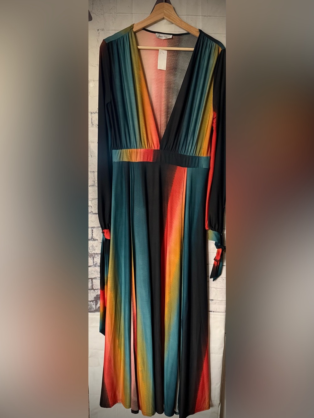 Stunning two split maxi dress